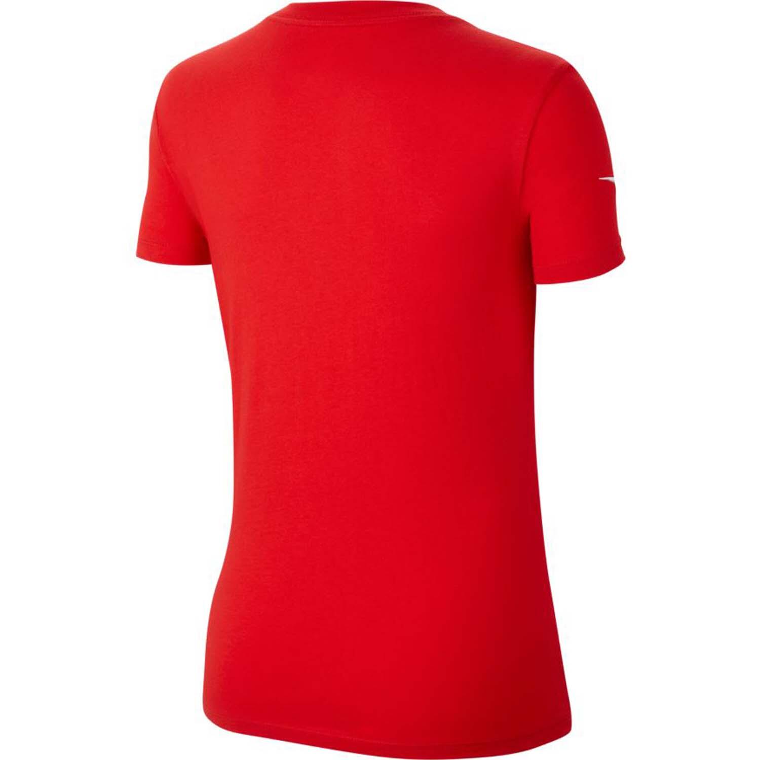 T-shirt donna nike rosso 2/7