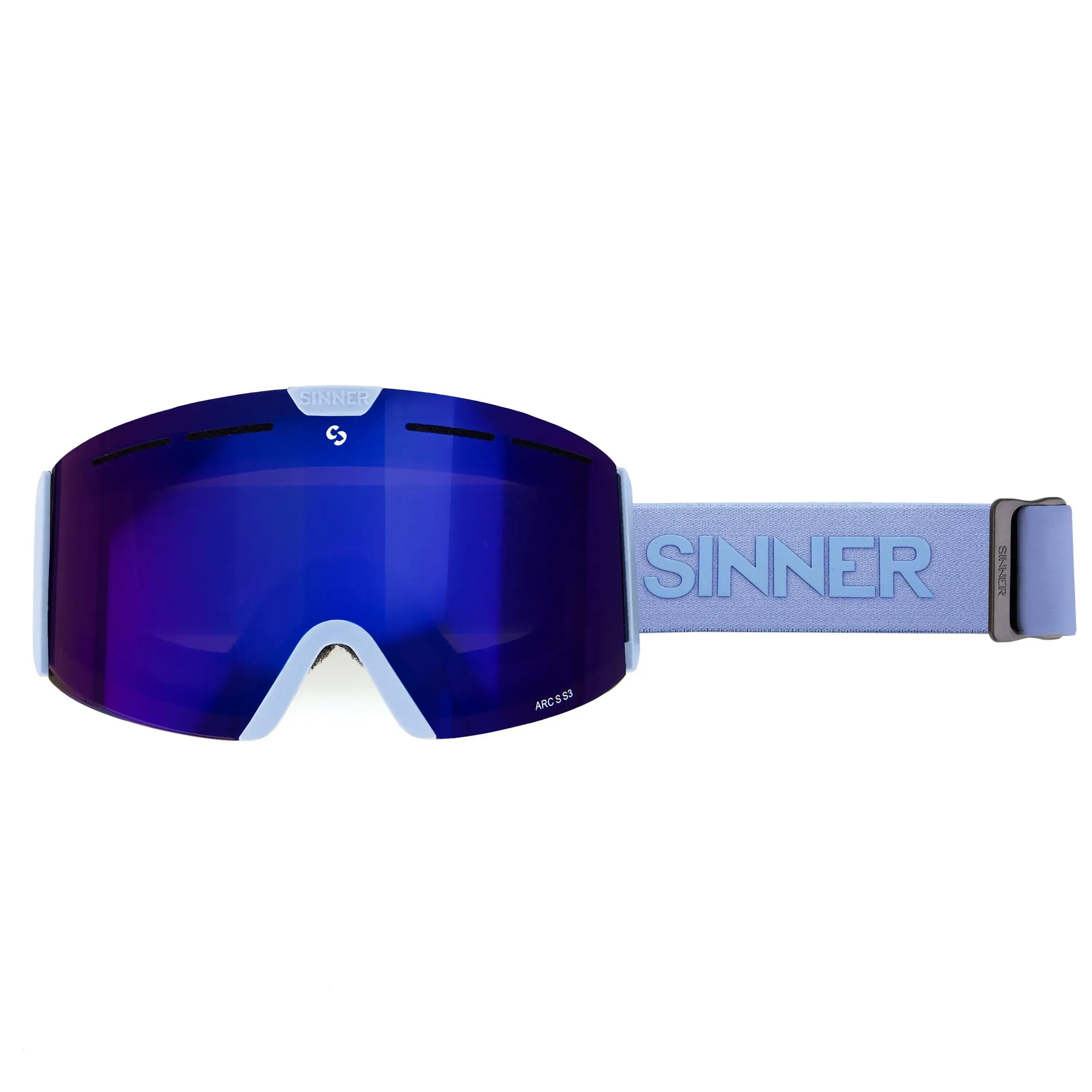 Gogle narciarskie/snowboardowe SINNER Arc S, jasnoniebieskie, unisex 2/2