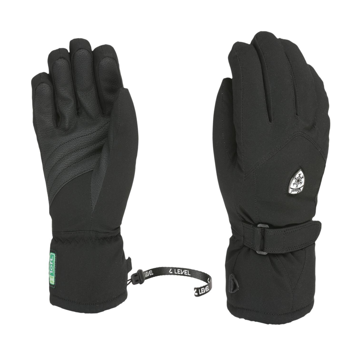 Level - Gants De Ski / Snow Hero W Femme - Gants - Noir - 7,5 - Decathlon
