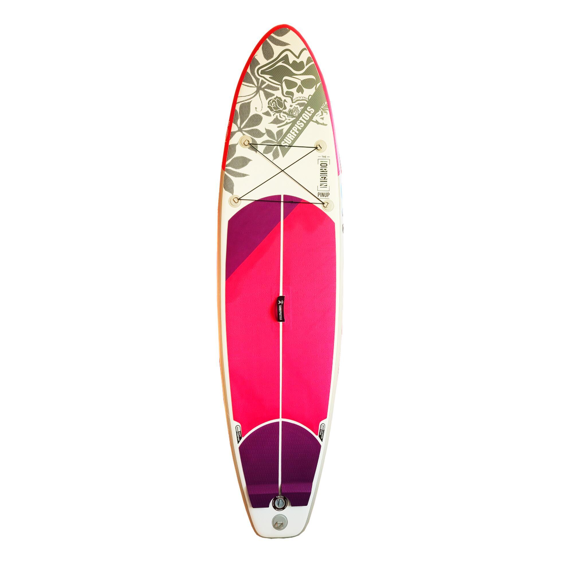 Surfpistols - Stand Up Paddle Surfpistols Gonflable Origin Pin Up - Planche De Stand Up Paddle - Decathlon