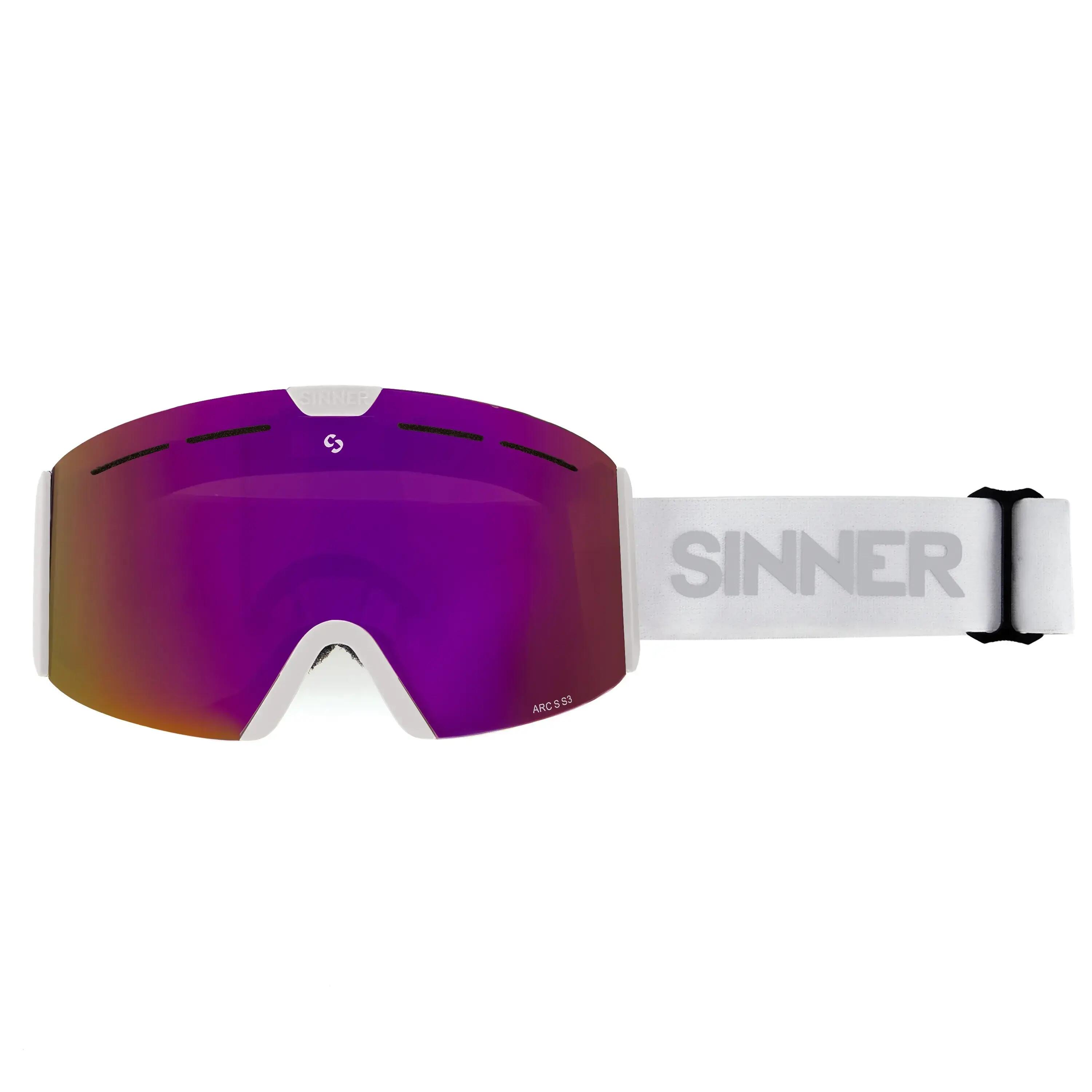 Sinner ARC S Skibril - Wit 2/2