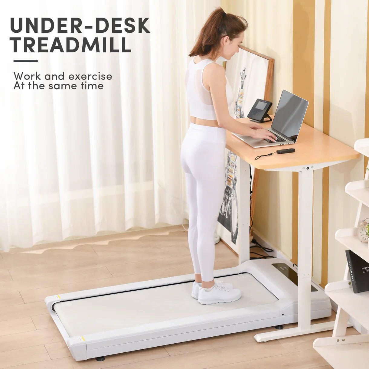 LifeSpanTX6Tapis de Marsche - Blanc immaculé 5/6