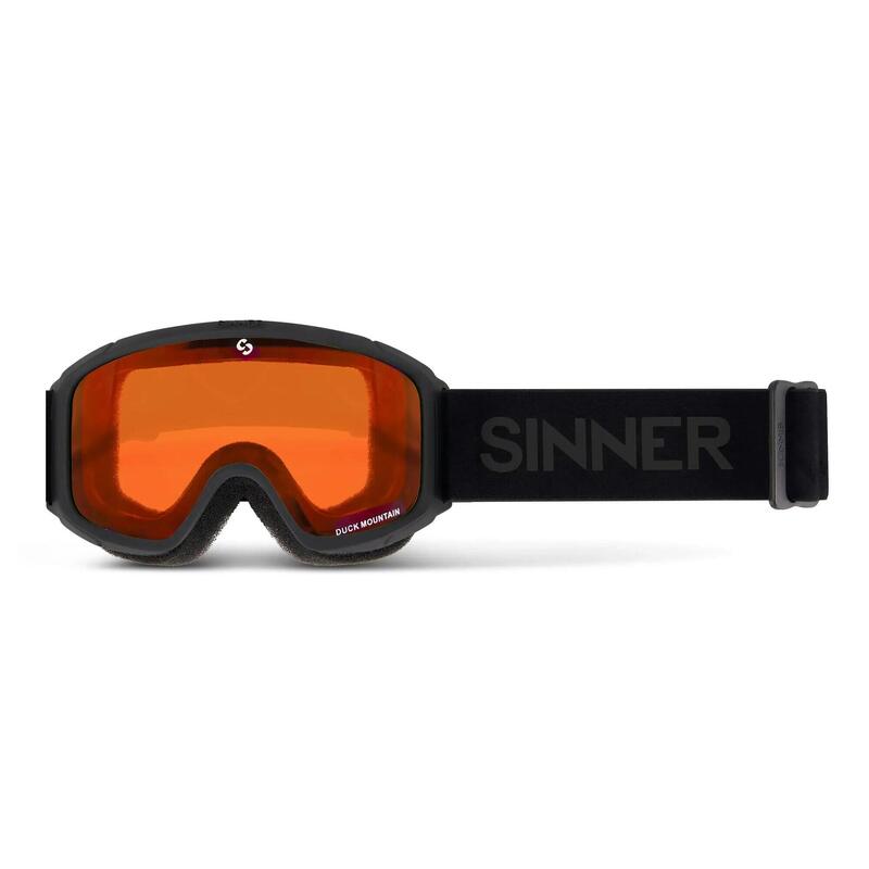 Ochelari schi și snowboard SINNER Duck Mountain, Negru, Copii