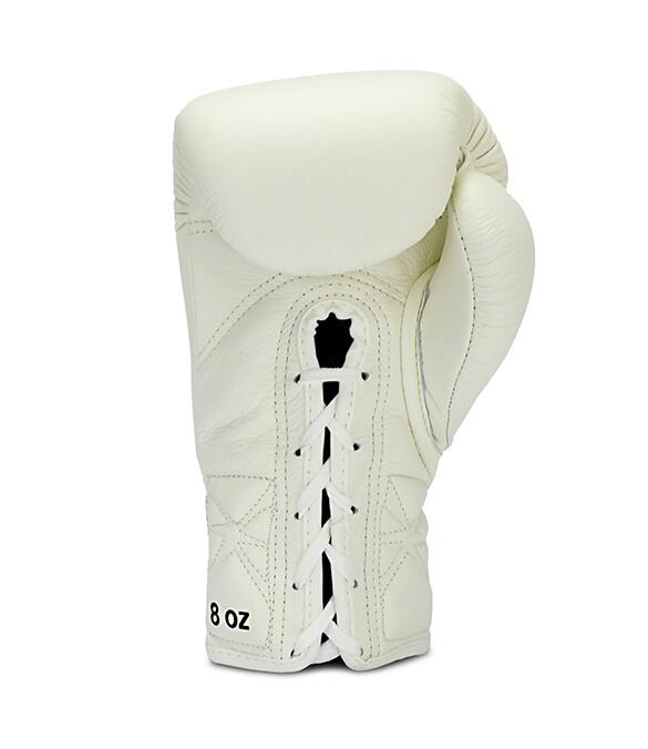 Luvas de boxe Top King Super Competition em couro branco 2/5