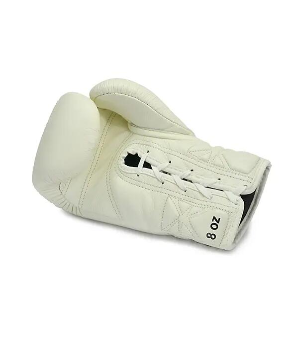 Luvas de boxe Top King Super Competition em couro branco 4/5