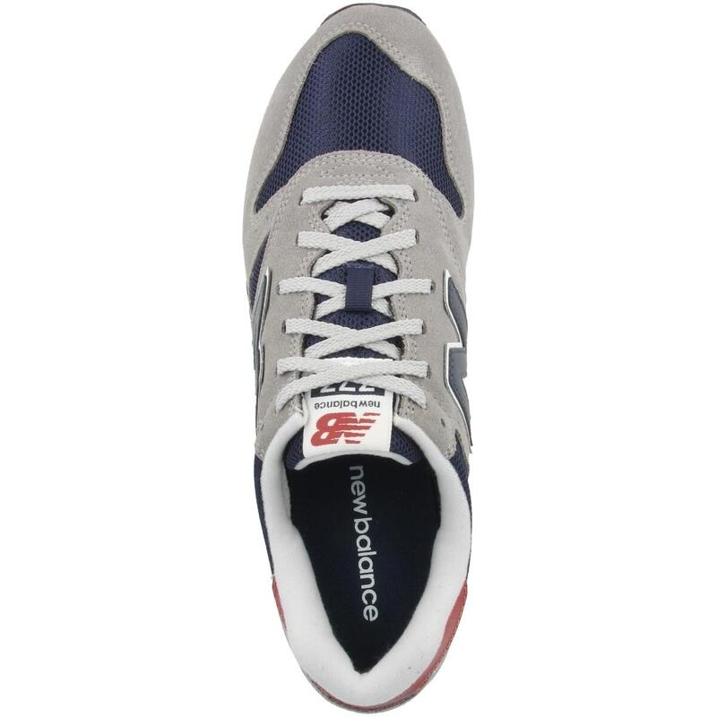 Pantofi New Balance 373 din piele întoarsă gri pentru bărbați