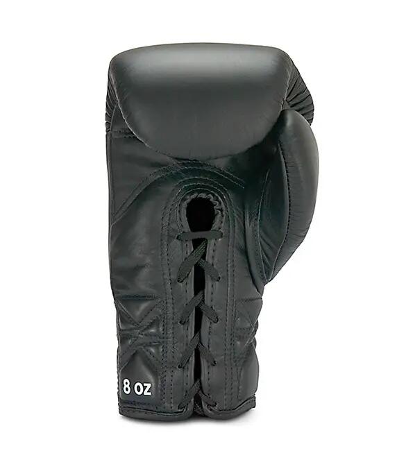 Luvas de boxe Top King Super Competition em couro negro 2/5