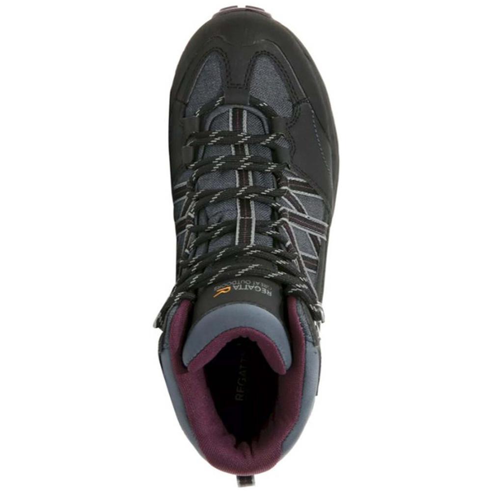 Wandelschoenen Regatta Lady Samaris Mid II donkergrijs/paars 3/5