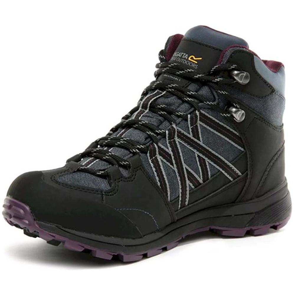 Wandelschoenen Regatta Lady Samaris Mid II donkergrijs/paars 2/5