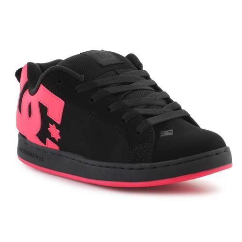Scarpe dc-shoes sportive in pelle nera