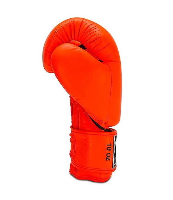 Luvas de Boxe Top King Double Lock Laranja - couro 2/5