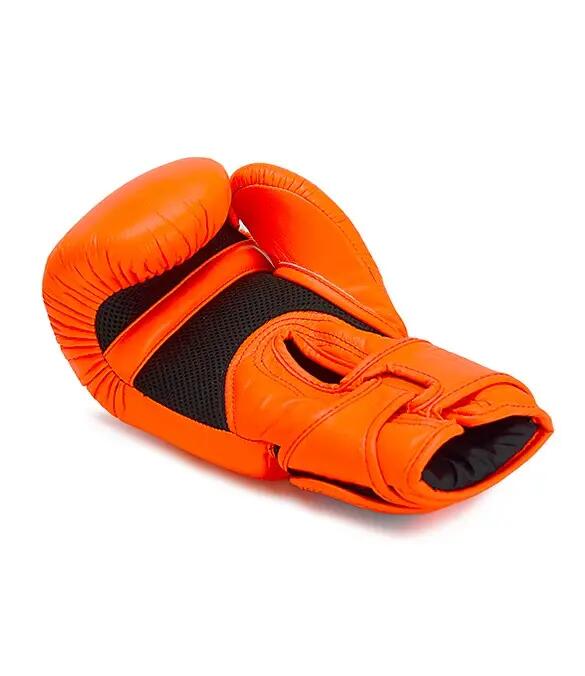 Luvas de Boxe Top King Double Lock Laranja - couro 4/5