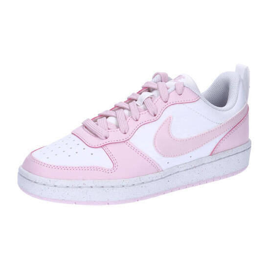 Scarpe Nike Court Borough Low Recraft bianco-rosa