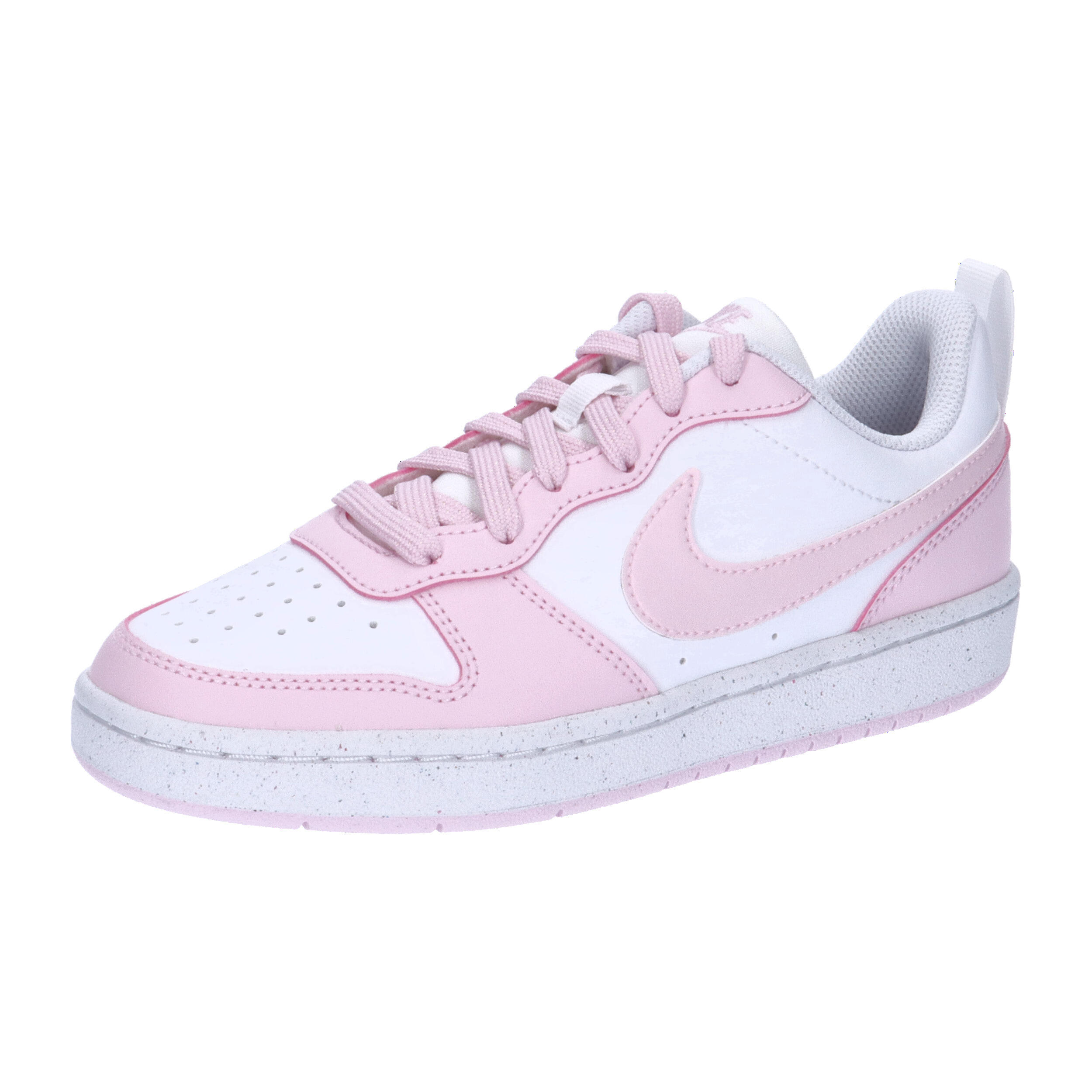Nike - Chaussures Nike Court Borough Low Recraft Blanc Junior - Chaussures De Sport - Blanc|rose - Decathlon