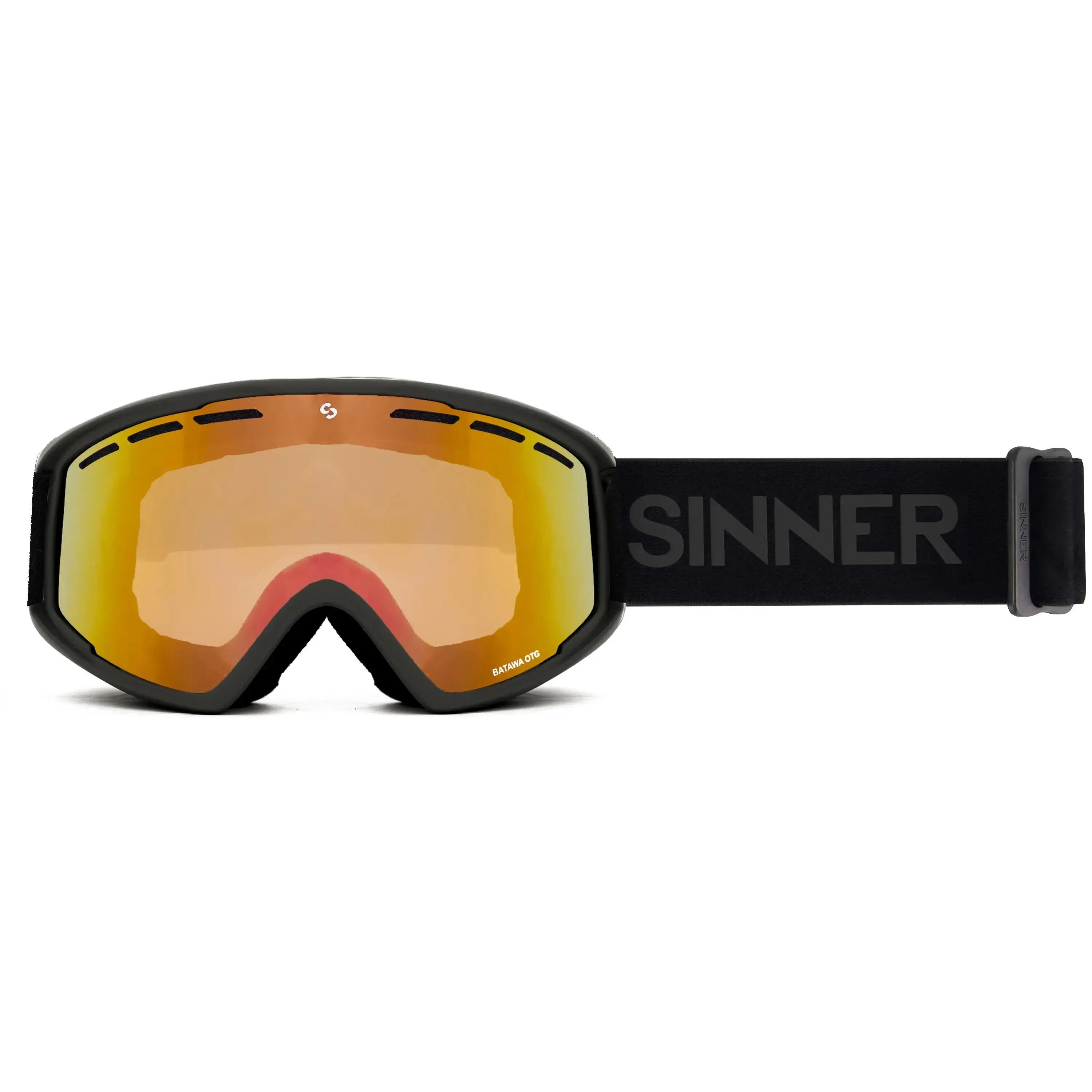 Gogle narciarskie/snowboardowe SINNER Batawa OTG, czarne, unisex 2/2
