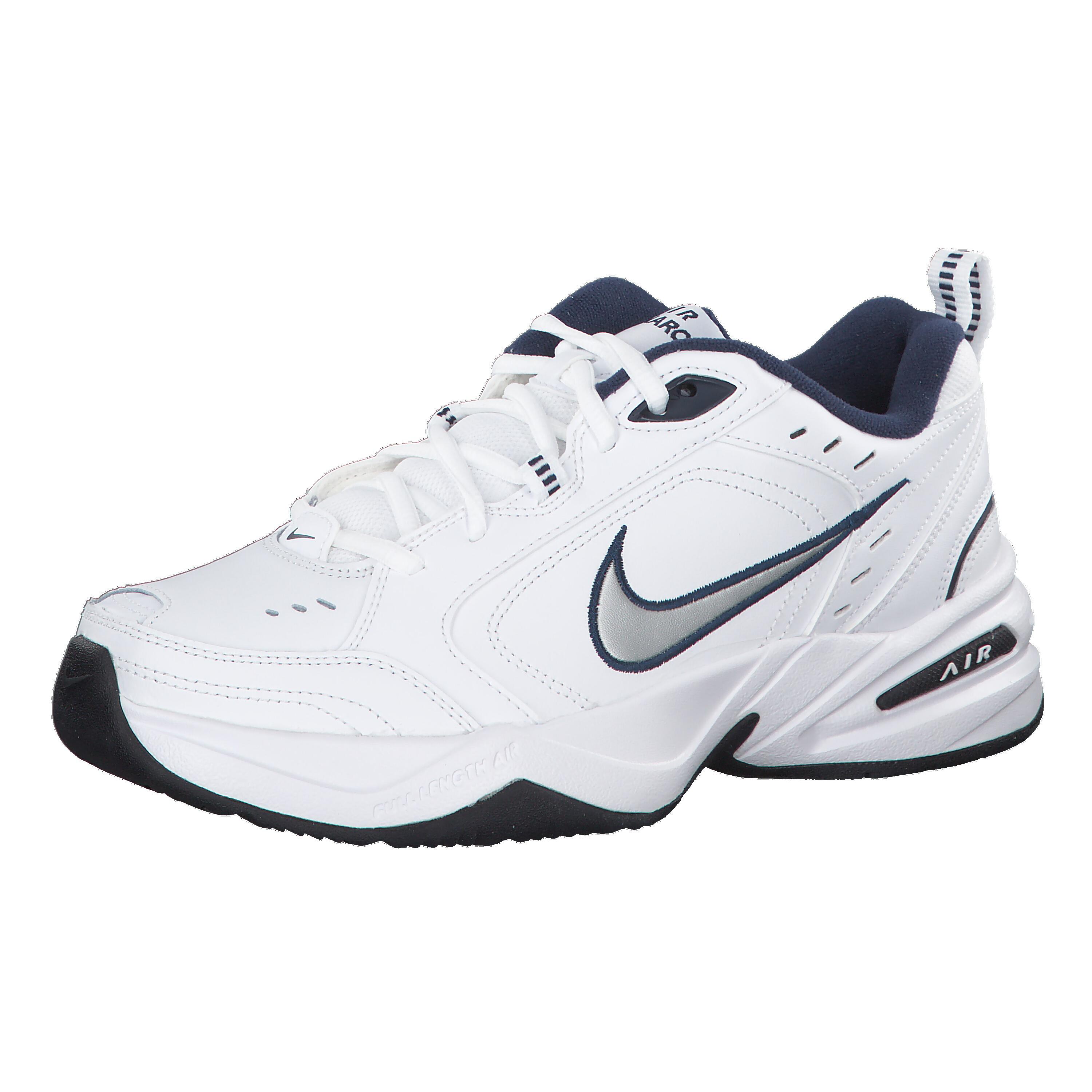 Nike - Chaussures Universel Hommes Nike Air Monarch Iv - Chaussures De Sport - Blanc|bleu - 47 - Decathlon