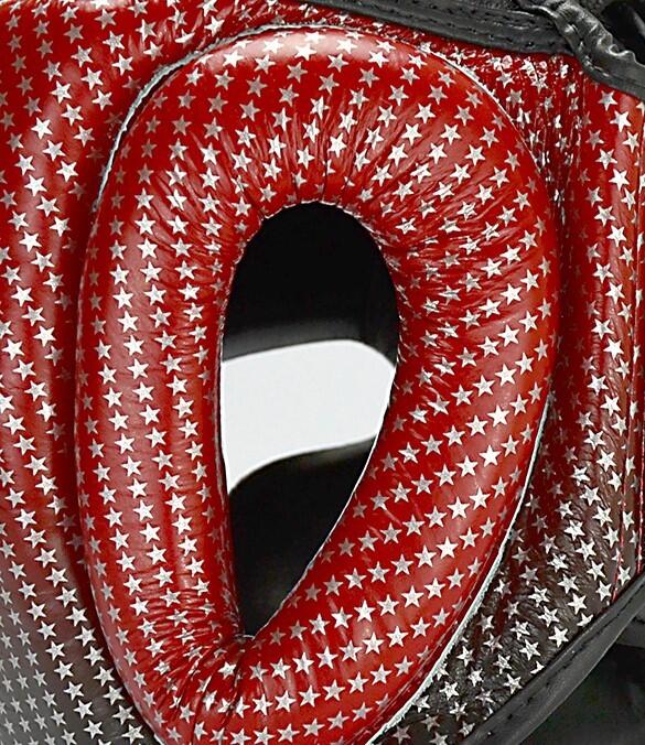 Capacete de boxe Top King Super Star vermelho 5/5