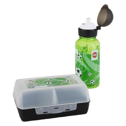 Kids Football" waterfles en snackbox Emsa