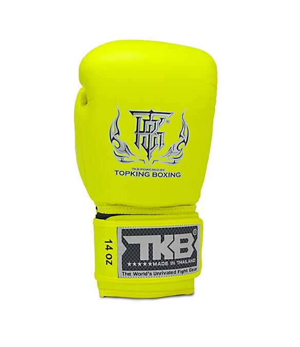 Top King Double Lock Neon Geel Bokshandschoen 2/5