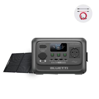 Generatore solare BLUETTI Elite 30 V2 600W + pannello solare 200W per campeggio