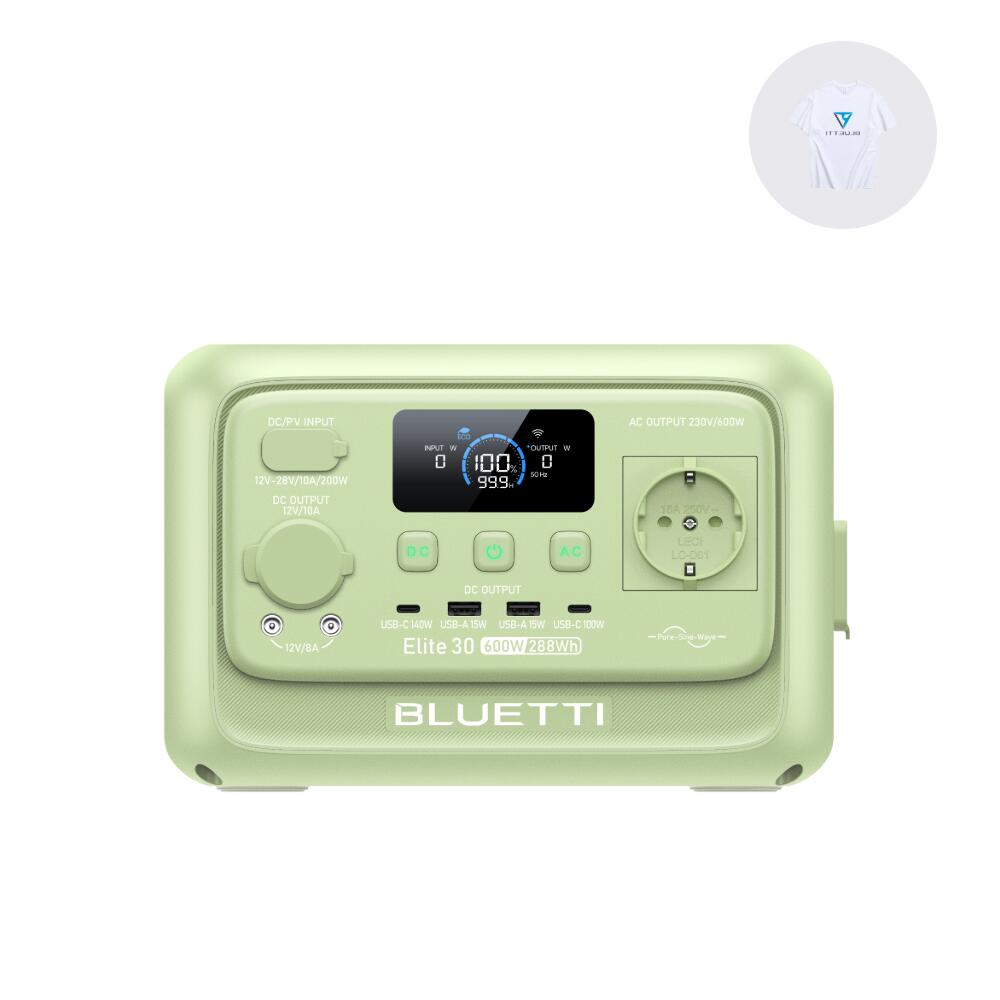 Bluetti - Station Électrique Portable Bluetti Elite 30 V2 600 W Pour Camping Fourgonnettes - Batterie Externe - No Size - Decathlon