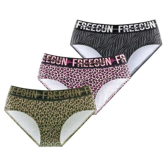Lot de 3 culottes fille Leopard