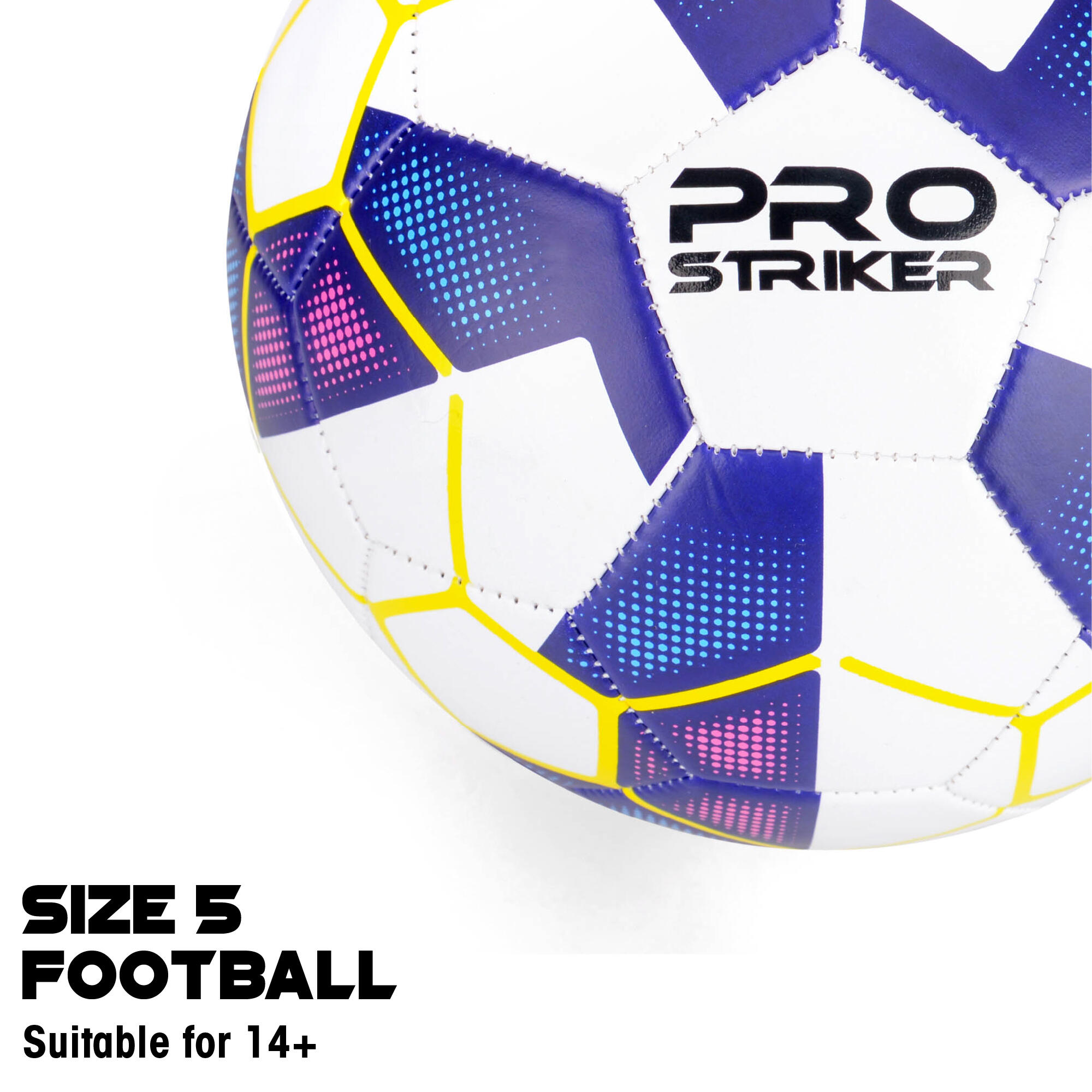 Toyrific Voetbal Striker Blauw 4/5