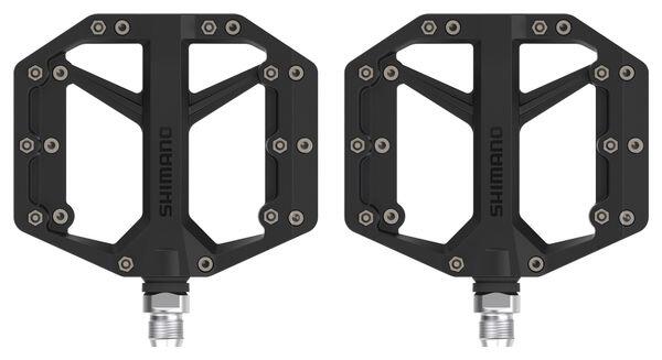 SHIMANO Coppia di pedali piatti Shimano GR400 neri