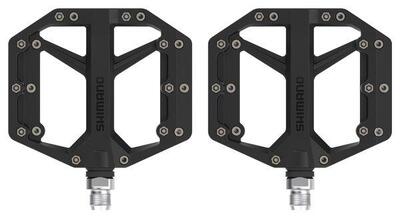 Paar shimano gr400 platte pedalen zwart