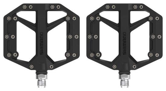 Coppia di pedali piatti Shimano GR400 neri