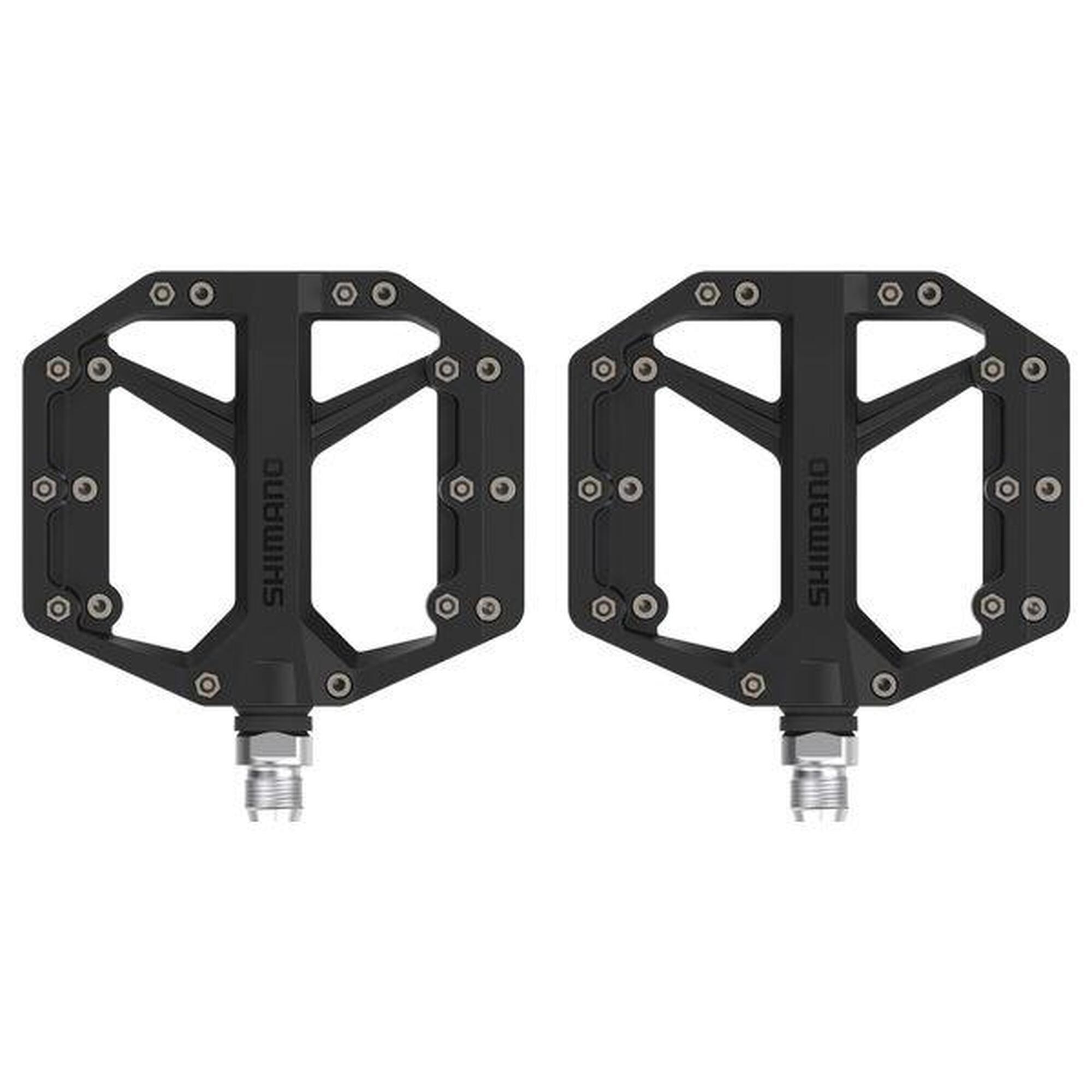 Shimano - Paire De Pédales Plates Shimano Pd-gr400 Noir - Pédale - Noir - No Size - Decathlon