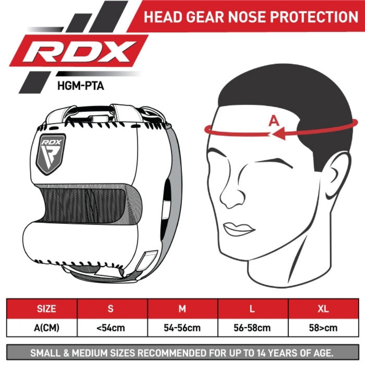 RDX Kopfschutz Pro Training APEX A5 Rot L 7/7