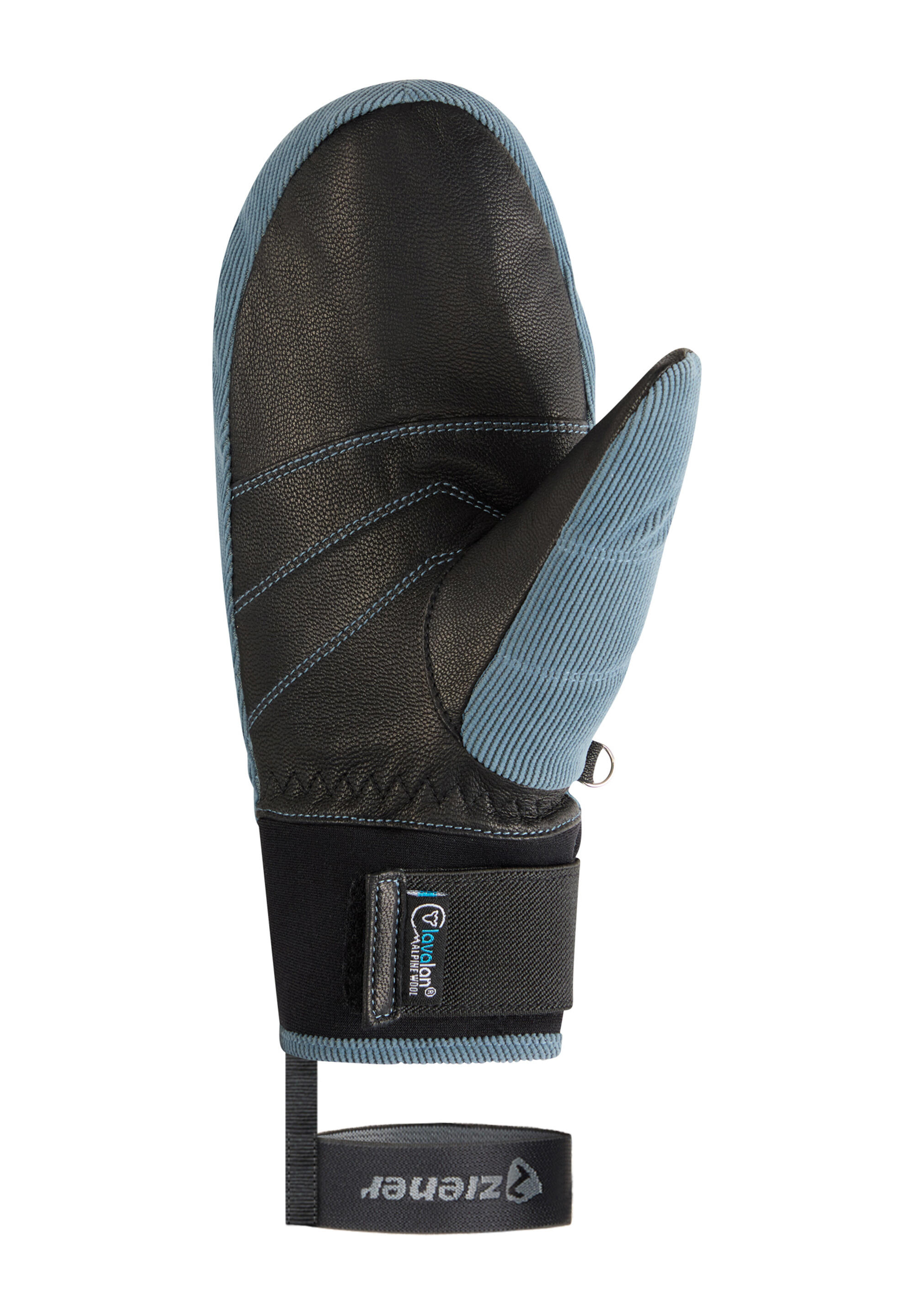 Ziener Kalea-Z Mitones Mujer - Lavalana, Comet Blue, Negro 3/3
