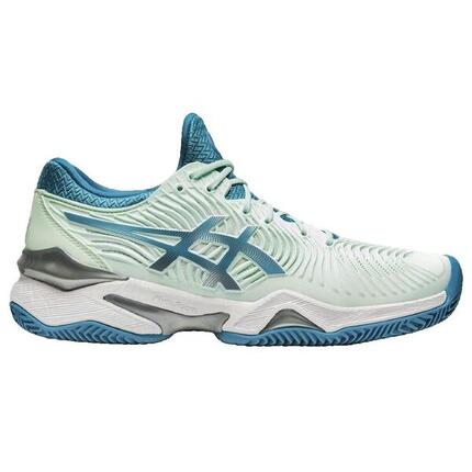 Chaussures à crampons ASICS pour tennis femme vert