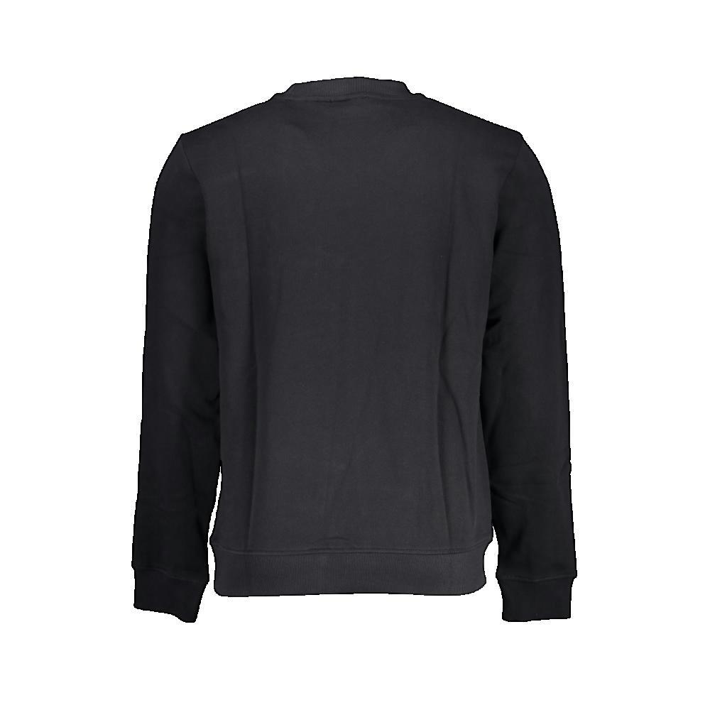 Sudadera Napapijri Balis Crew Negra para Senderismo 2/5