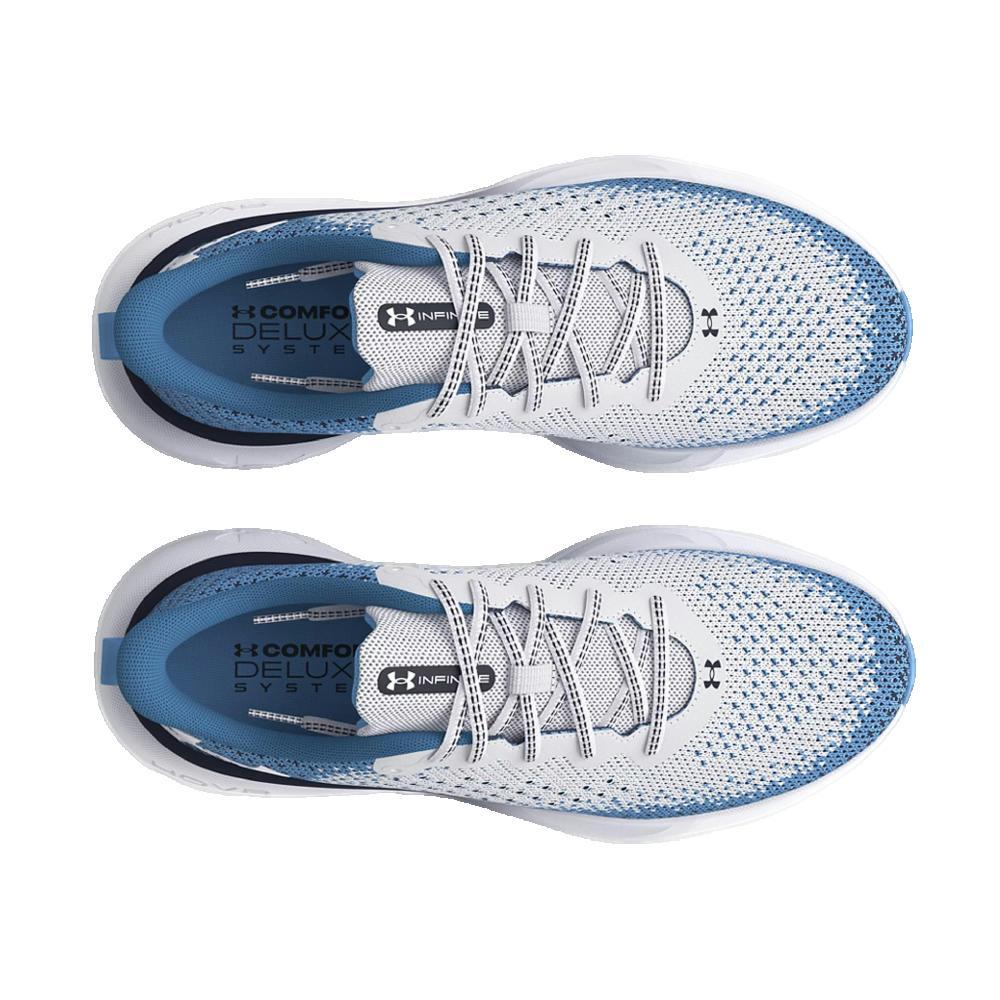 Chaussures de sport Under Armour Infinite blanches pour homme 3/5