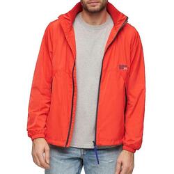 Veste Superdry coupe-vent rouge à capuche légère