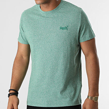 Superdry Men's Vintage Logo Seafoam Green T-Shirt