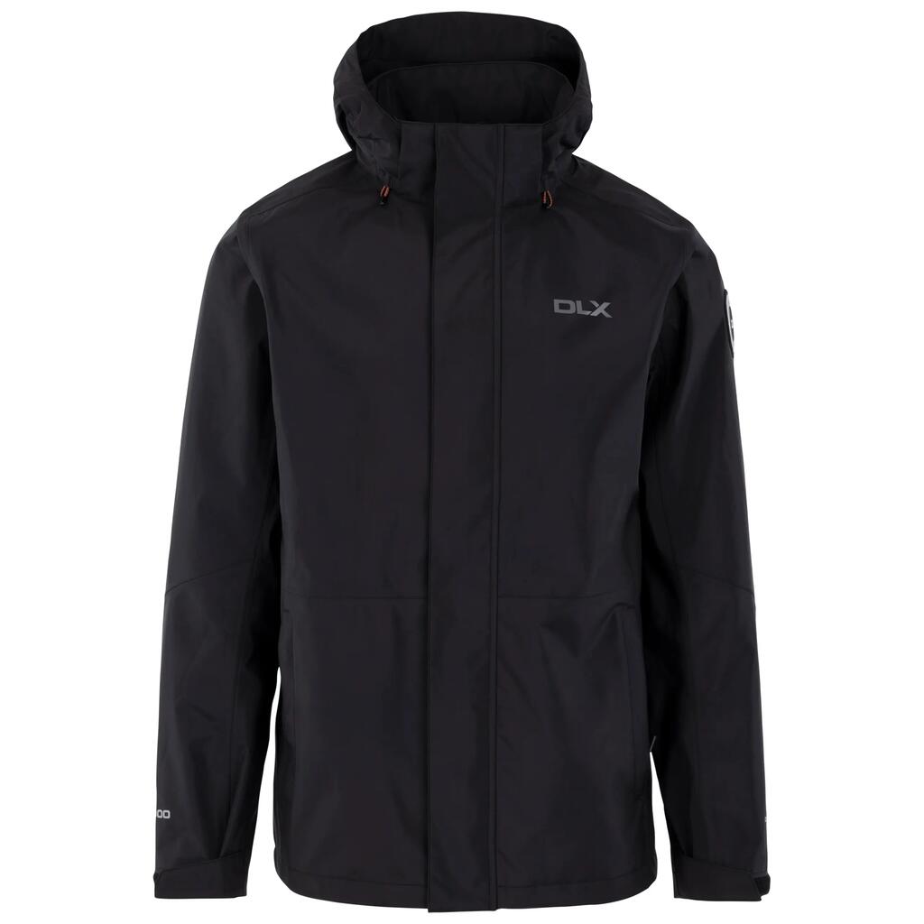 Mens Waterproof Jacket Zip Off Hood, Zip Pockets And Taped Seams Cyril