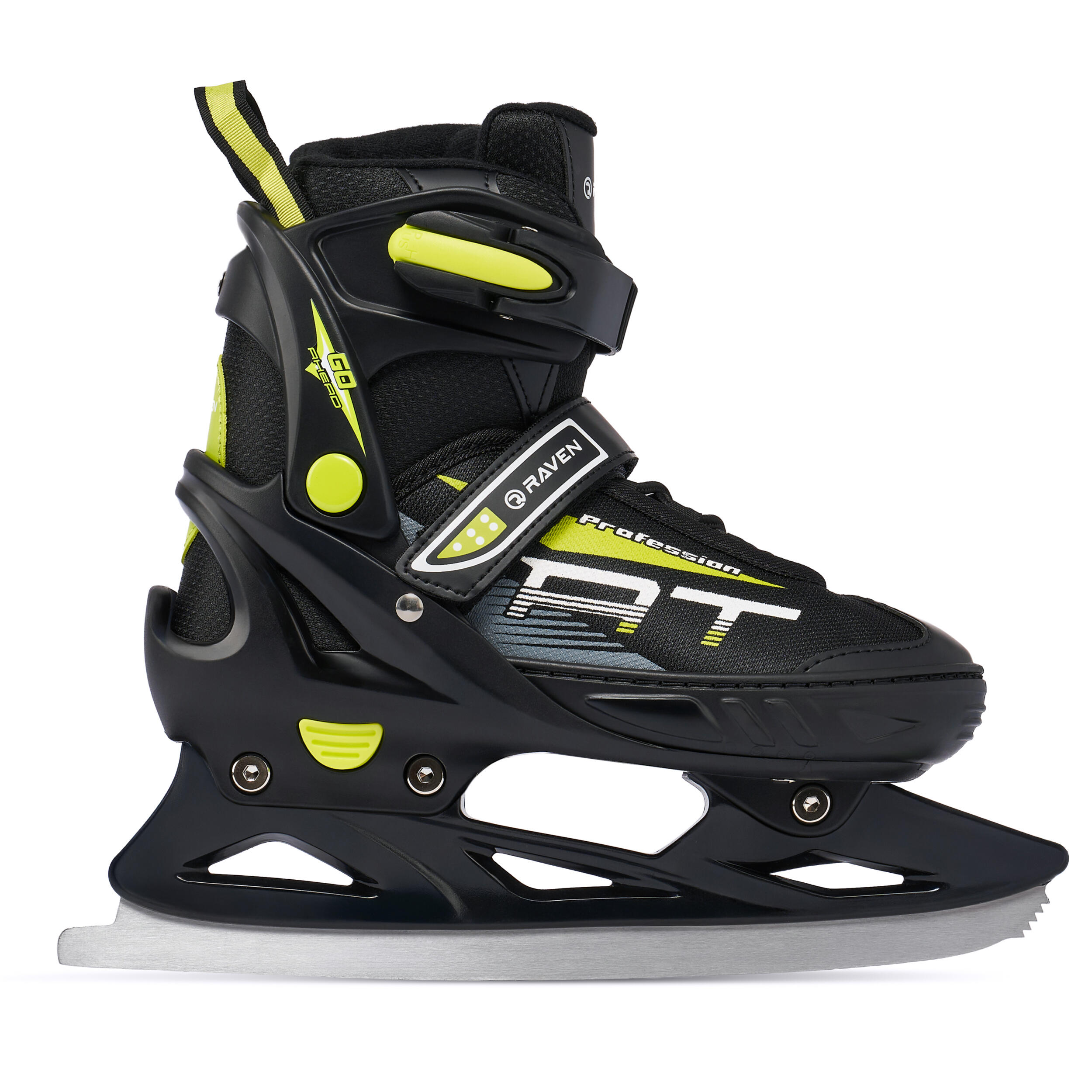 Patins ajustáveis 2em1 Raven Profession Preto/Lima 6/6
