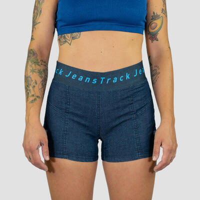 Klimbroek dena korte jeans vrouw