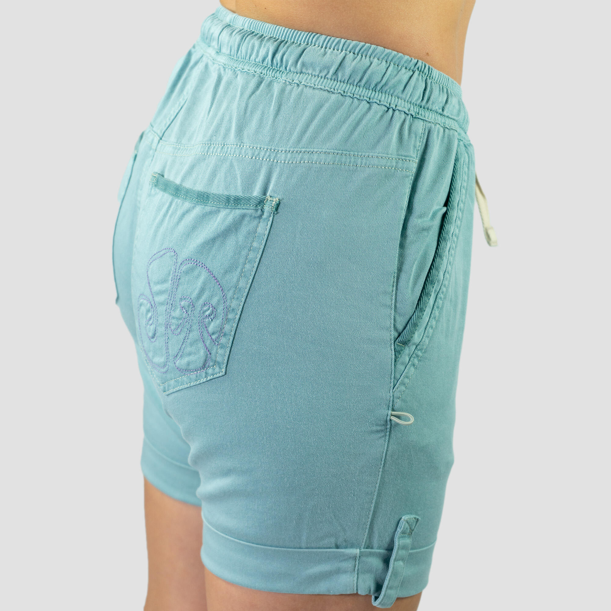 Pantalón Escalada Shira Short Verde Mujer 5/7