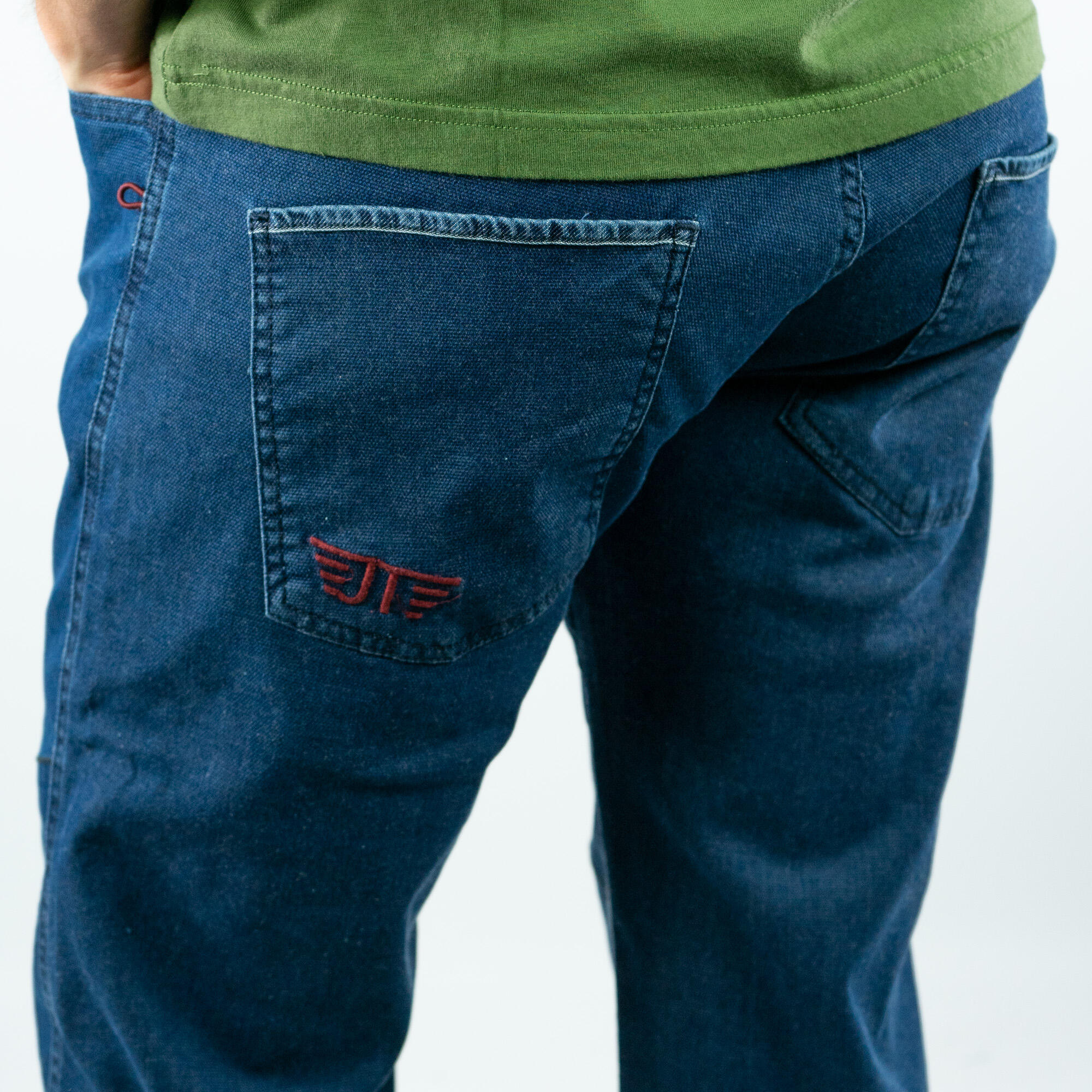 Klimbroek Turia ECO Jeans Muscari Man 5/7