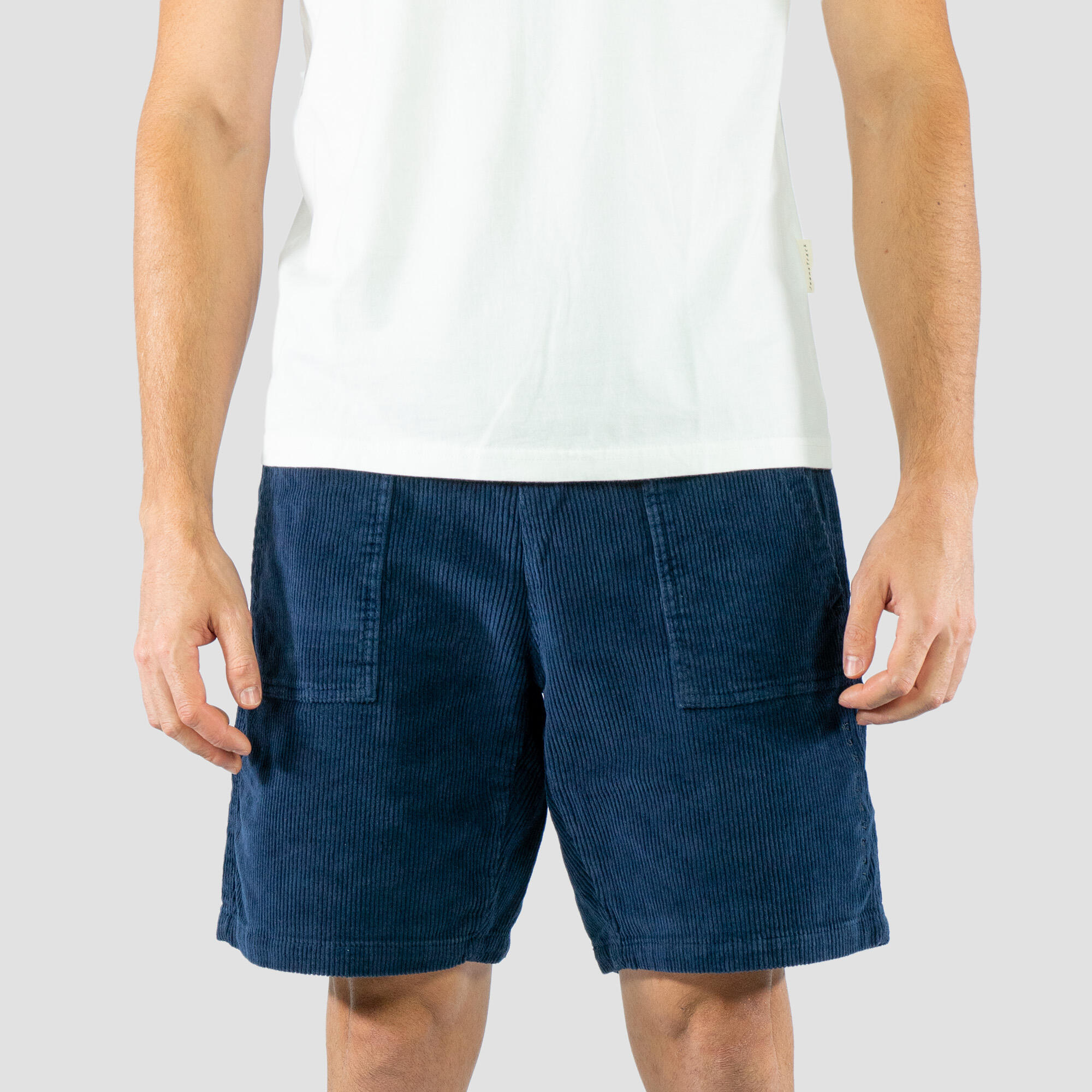 Pantalon de l'homme de la marine courte d'escalade 1/7
