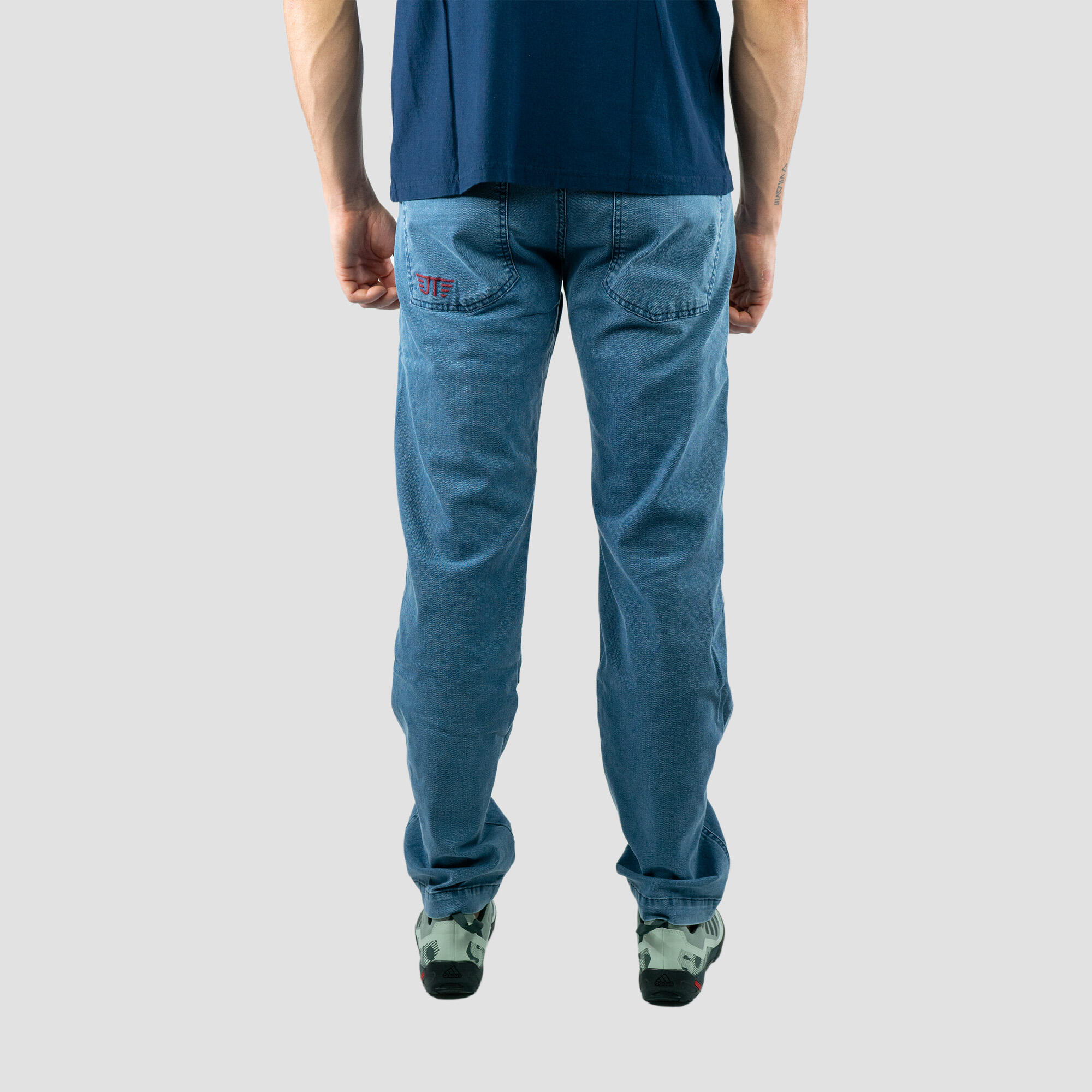 Klimbroek Turia ECO Jeans Sky Man 2/7