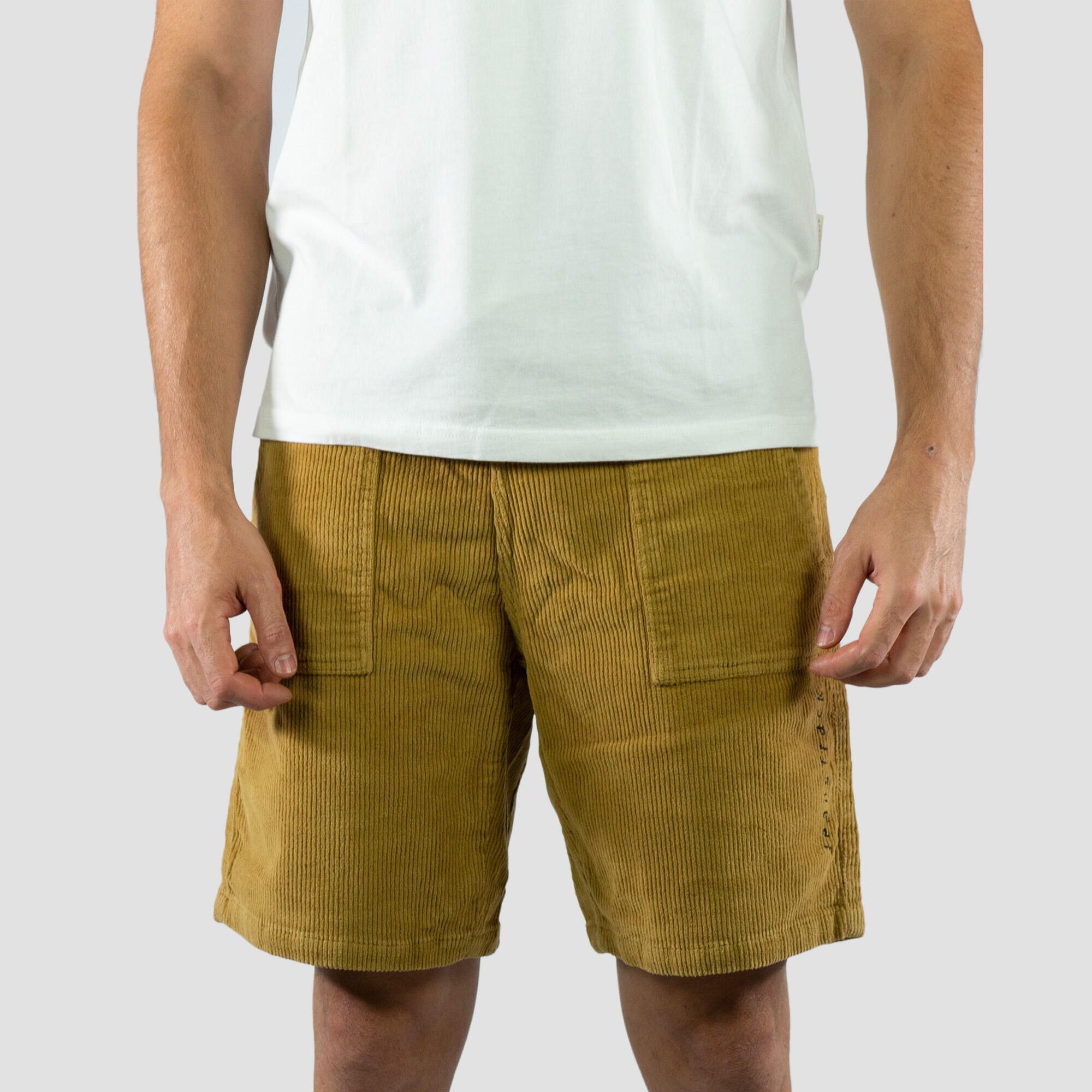 Jeanstrack - Pantalon D'Escalade Trotkking Crag Homme Ã  Moutarde Courte - Pantalons - Marron - 44 L - Decathlon