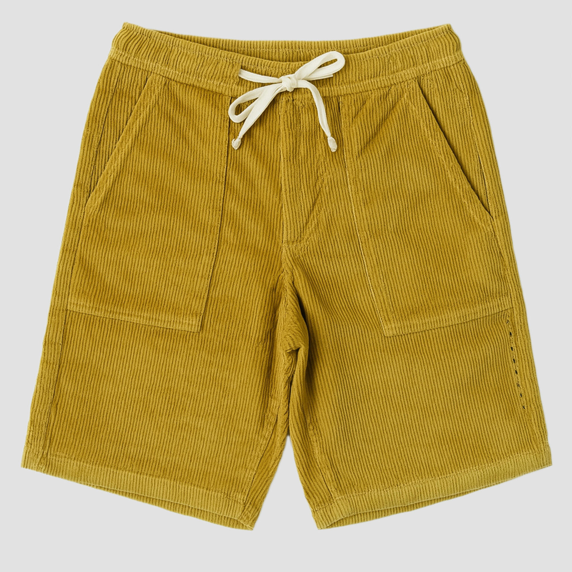 Pantalon d'escalade trotkking crag homme Ã  moutarde courte 6/7