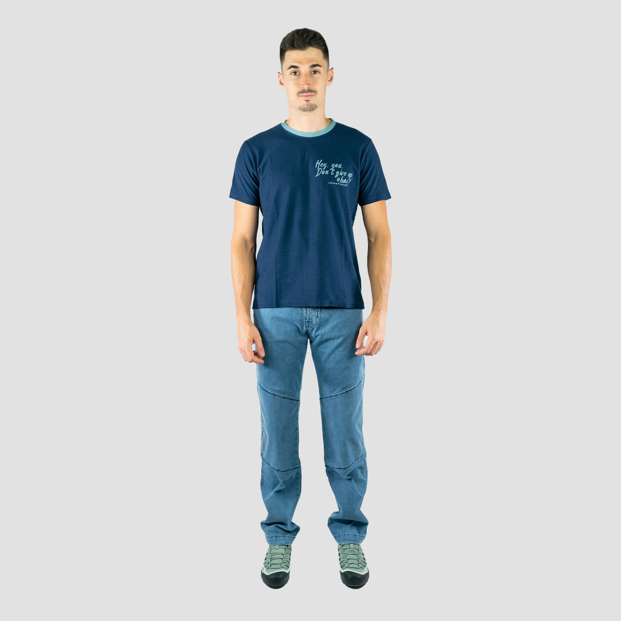 Klimbroek Turia ECO Jeans Sky Man 3/7