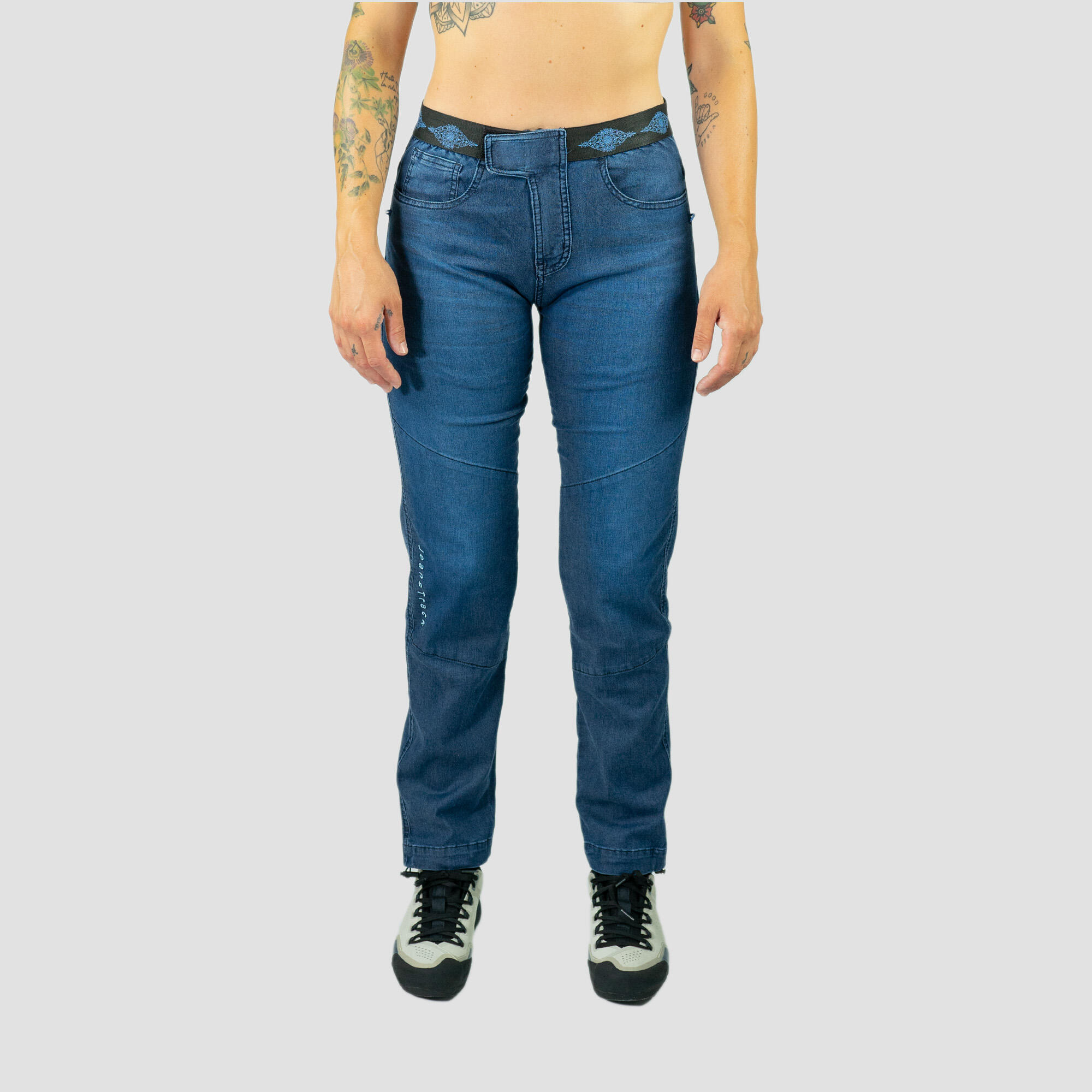 JEANSTRACK Horolezecké kalhoty Tarya Jeans Stone Woman