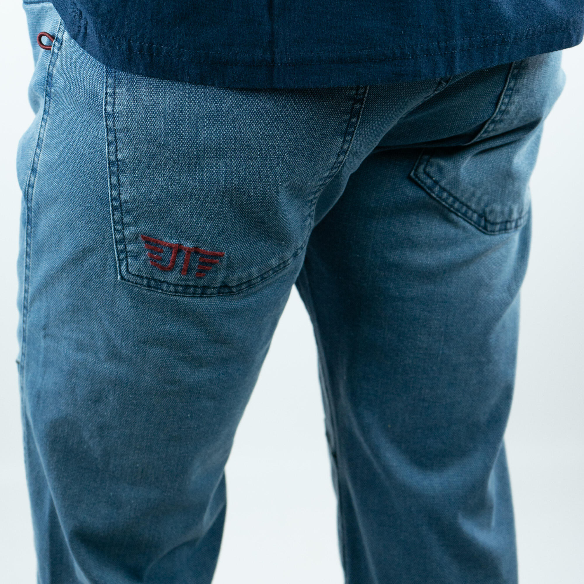 Klimbroek Turia ECO Jeans Sky Man 5/7